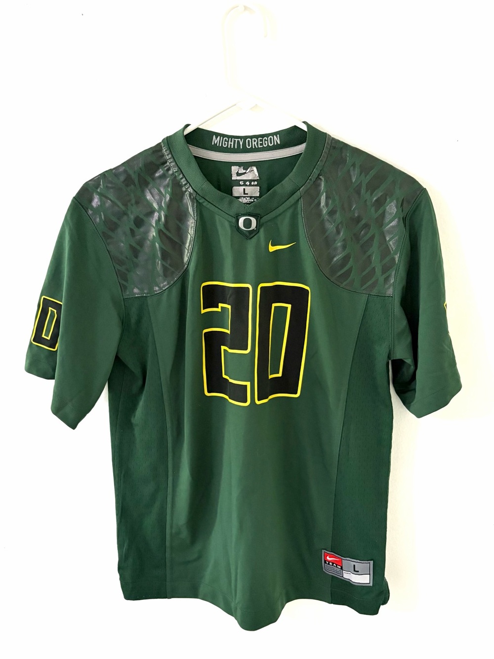 Vintage 2012 Mighty Oregon Ducks Football Jersey, Size: Youth Large